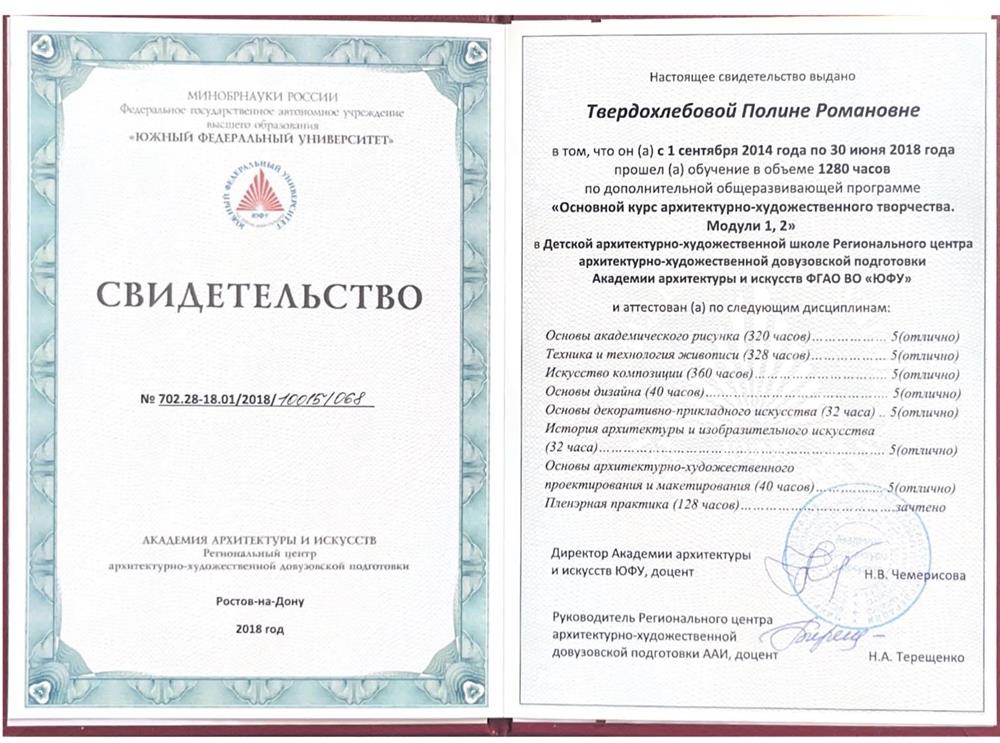 диплом ЮФУ