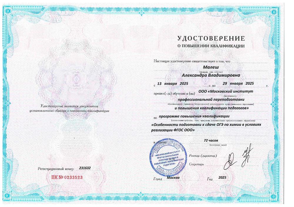 Эксперт по подготовке учащихся к ОГЭ