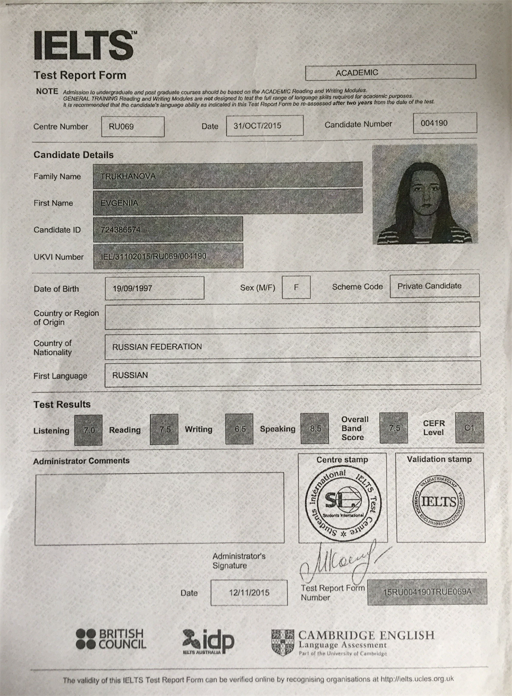 IELTS Academic