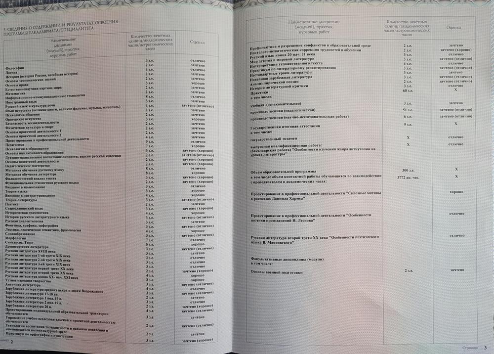 Диплом о высшем образовании. 