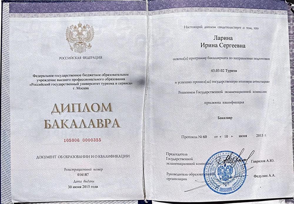 Диплом бакалавра