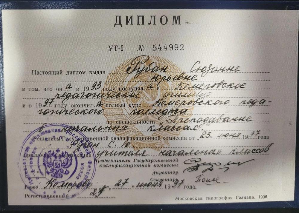 Диплом учителя начальных классов