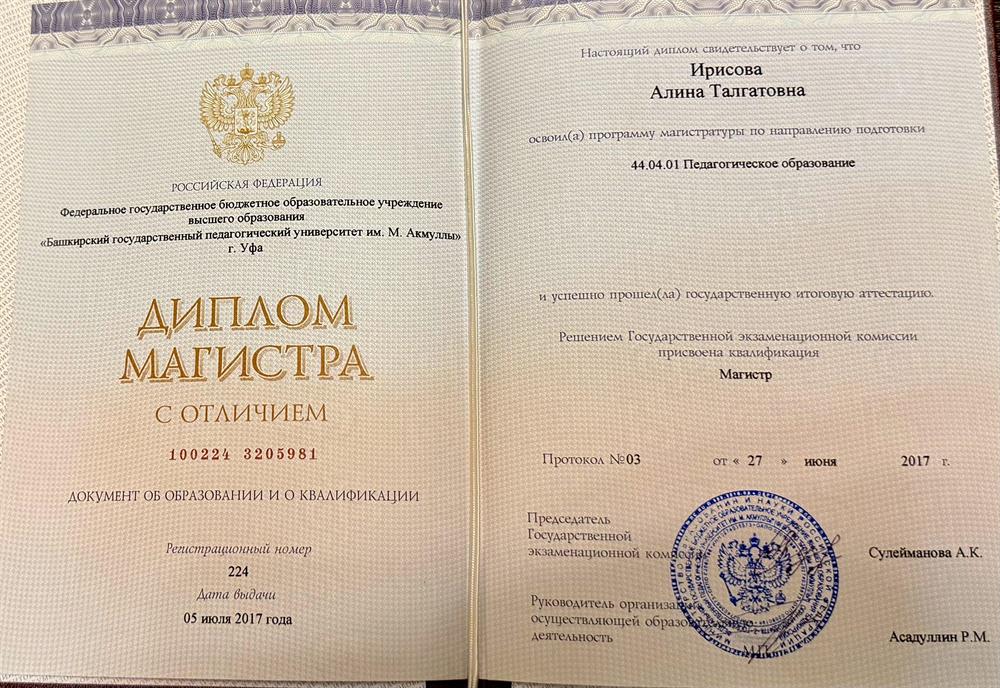 Документ о высшем образовании в педагогической деятельности 
