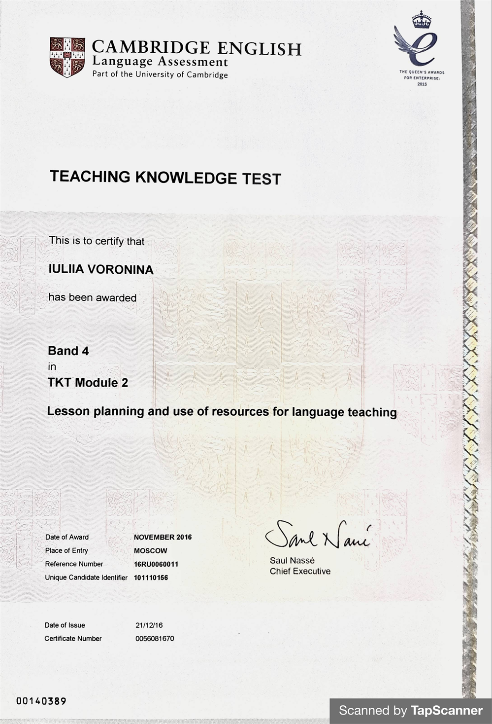 TKT Module 2 (Lesson planning and use of resources for language teaching)