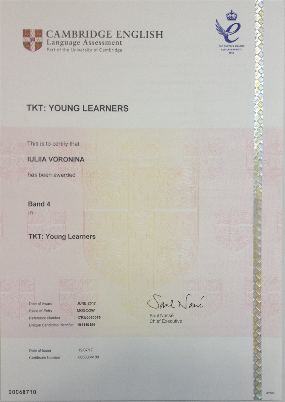 TKT: Young Learners