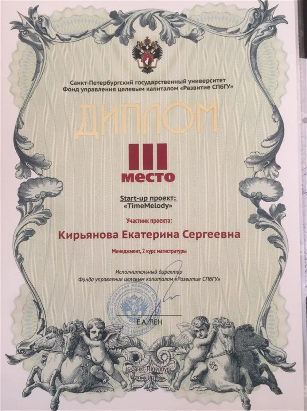 Победитель Стартап СПбГУ