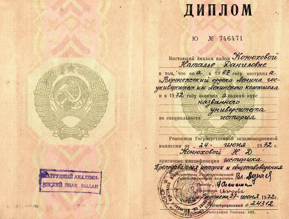 Диплом об образовании