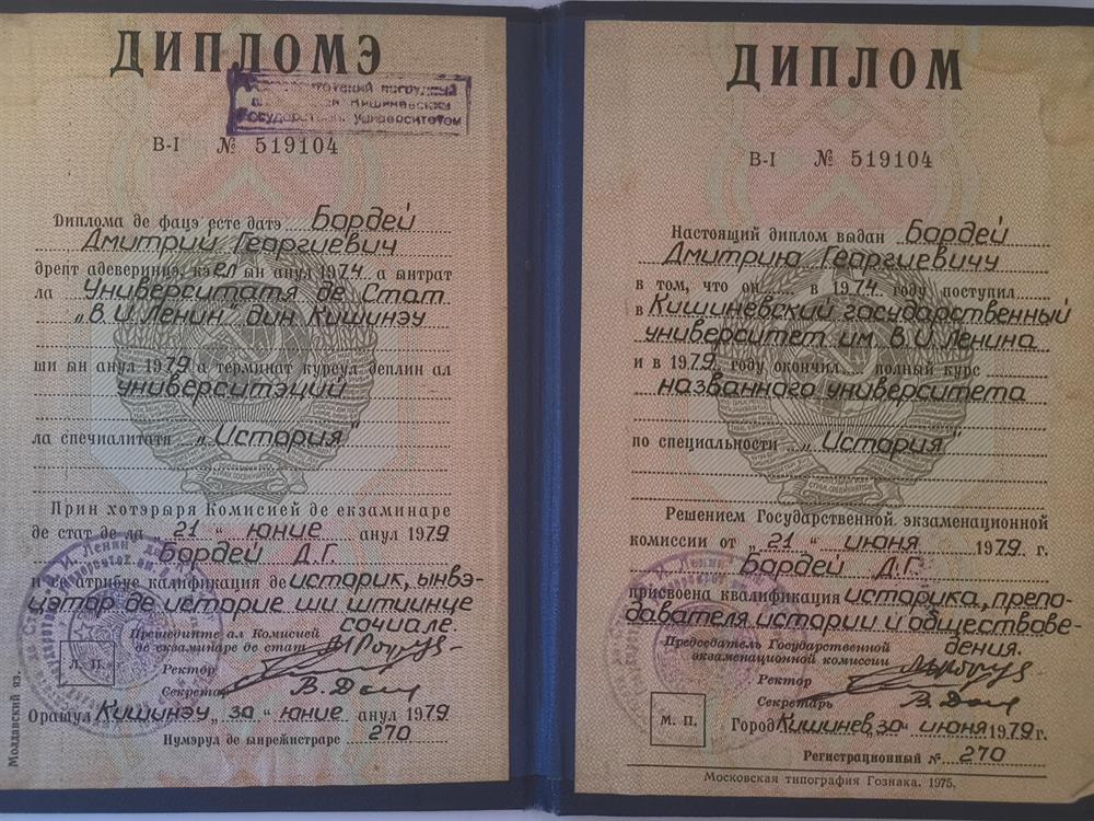 Диплом о высшем образовании 