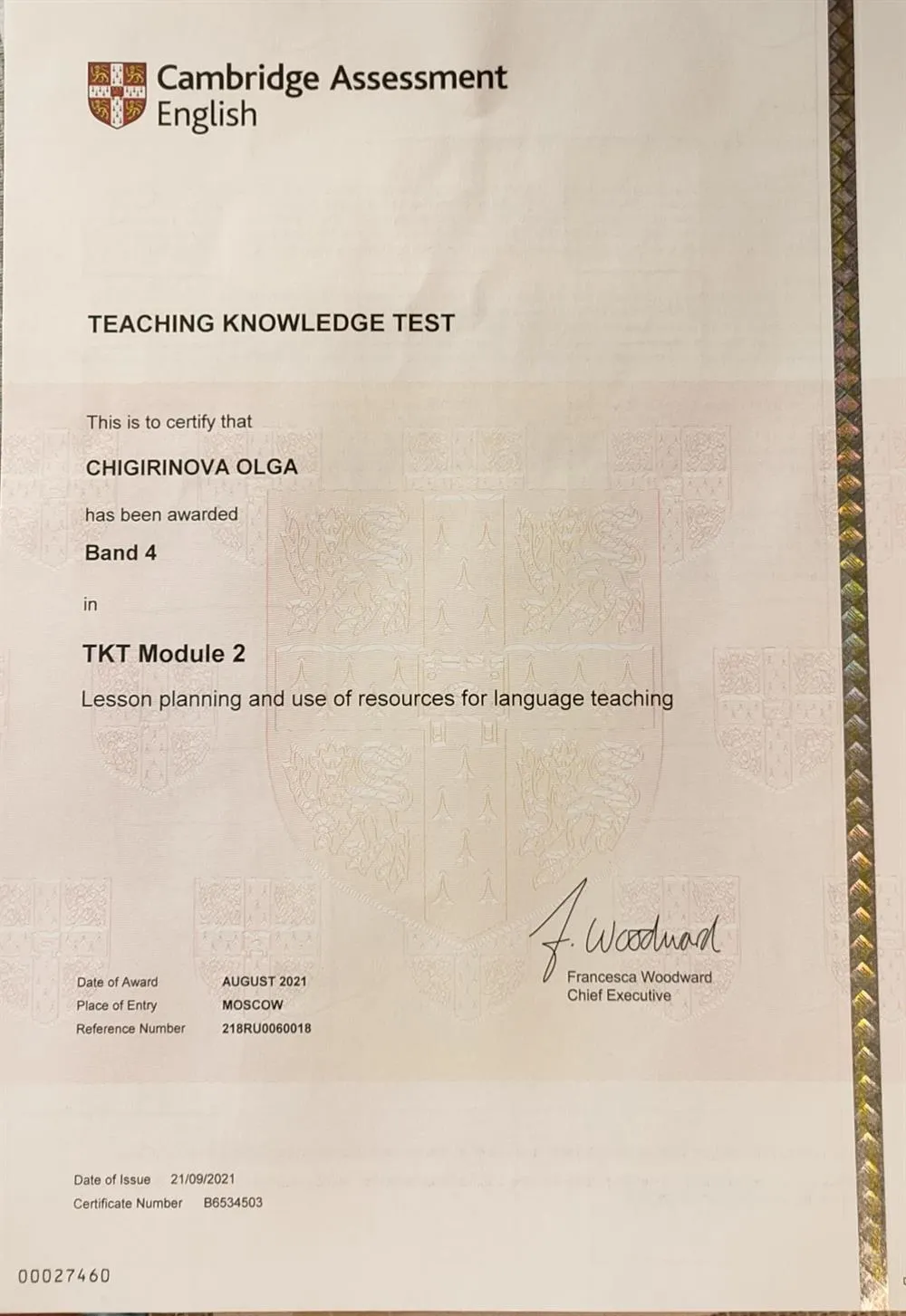 Cambridge Assessment TKT Module 2