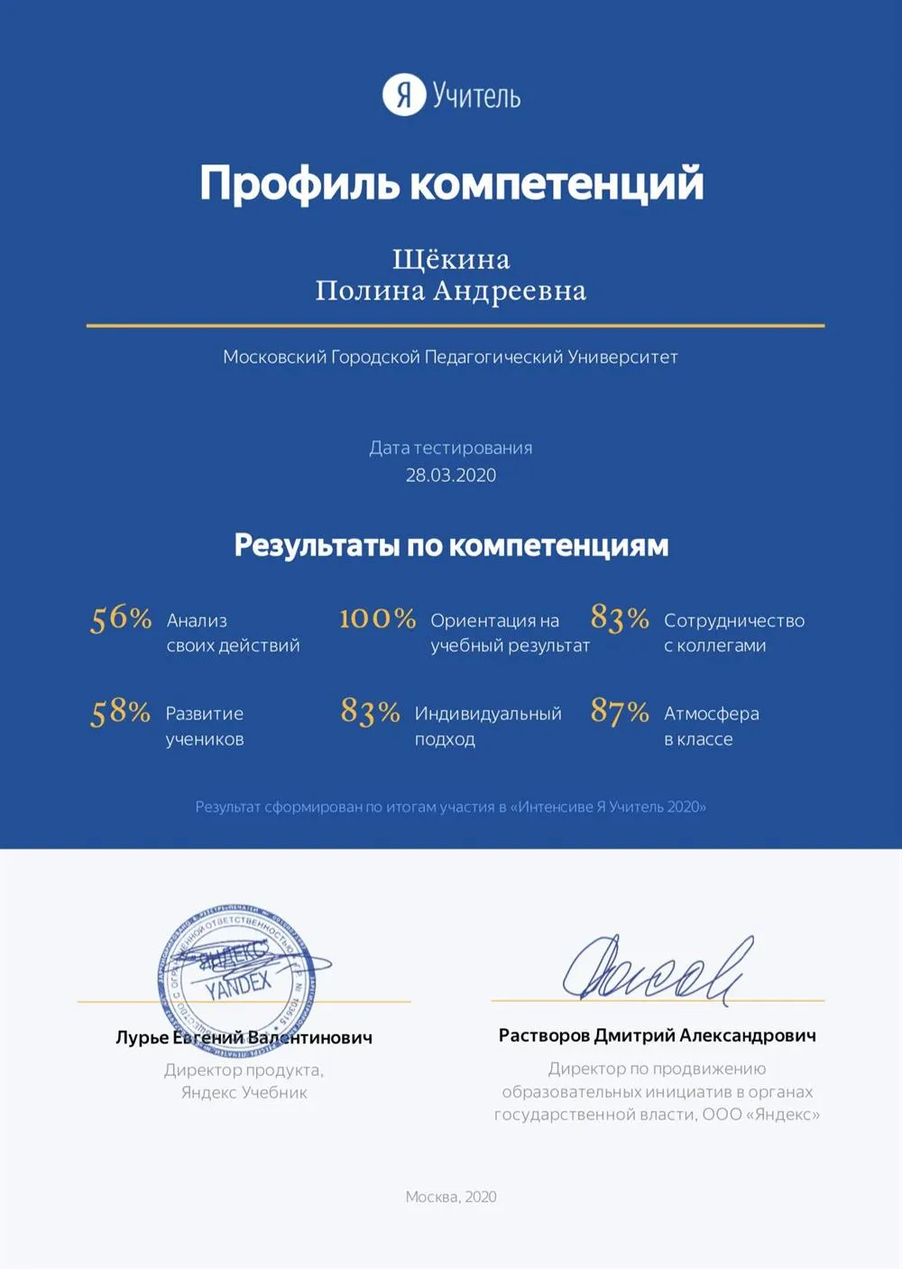 Сертификат