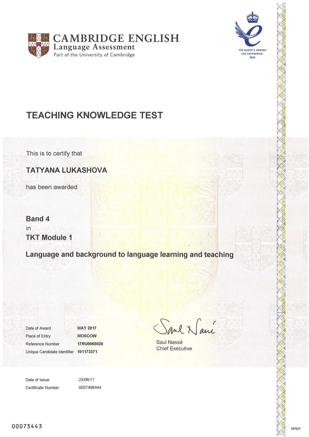 TKT module 1