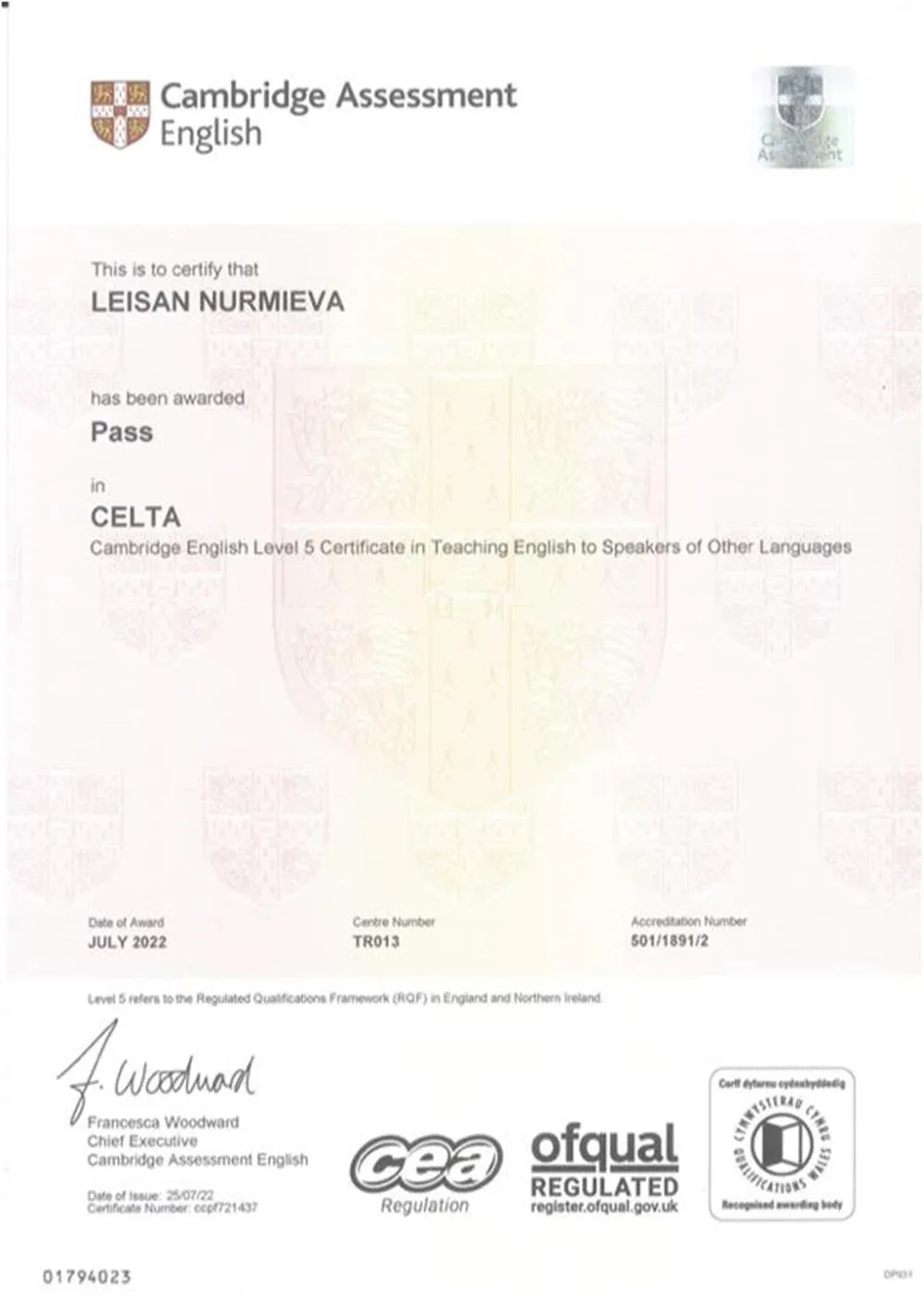 CELTA 2022