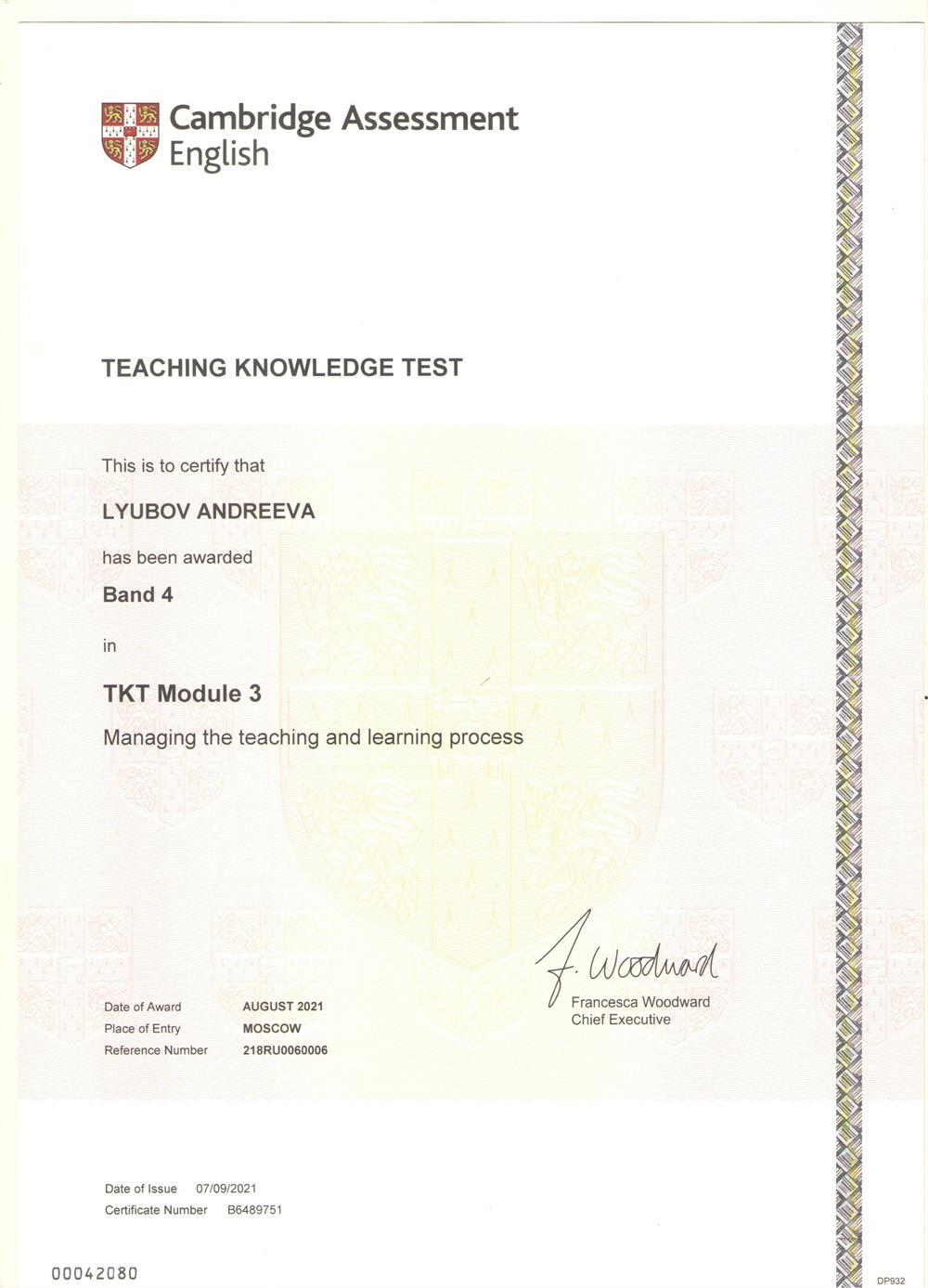 TKT Module 3