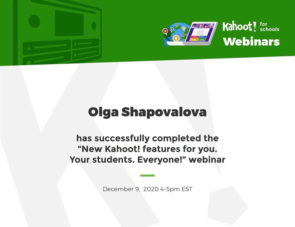 Kahoot 2