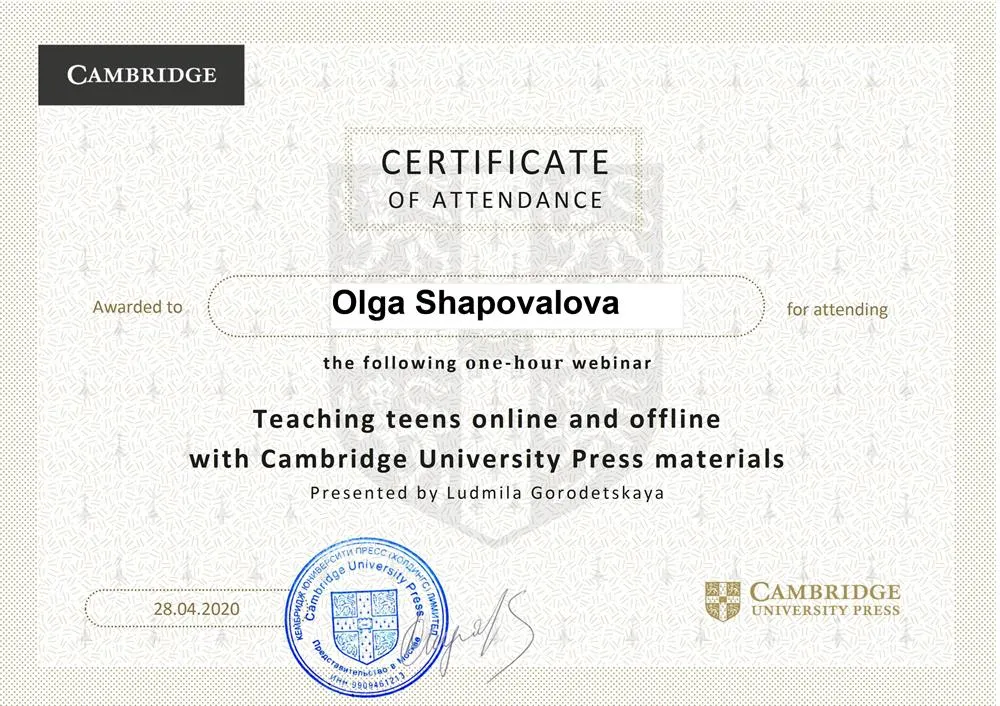 Teaching teens online and offline