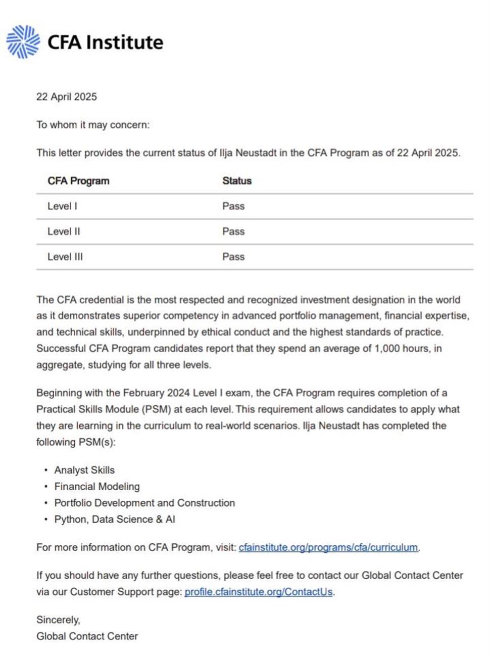 CFA Program Verification