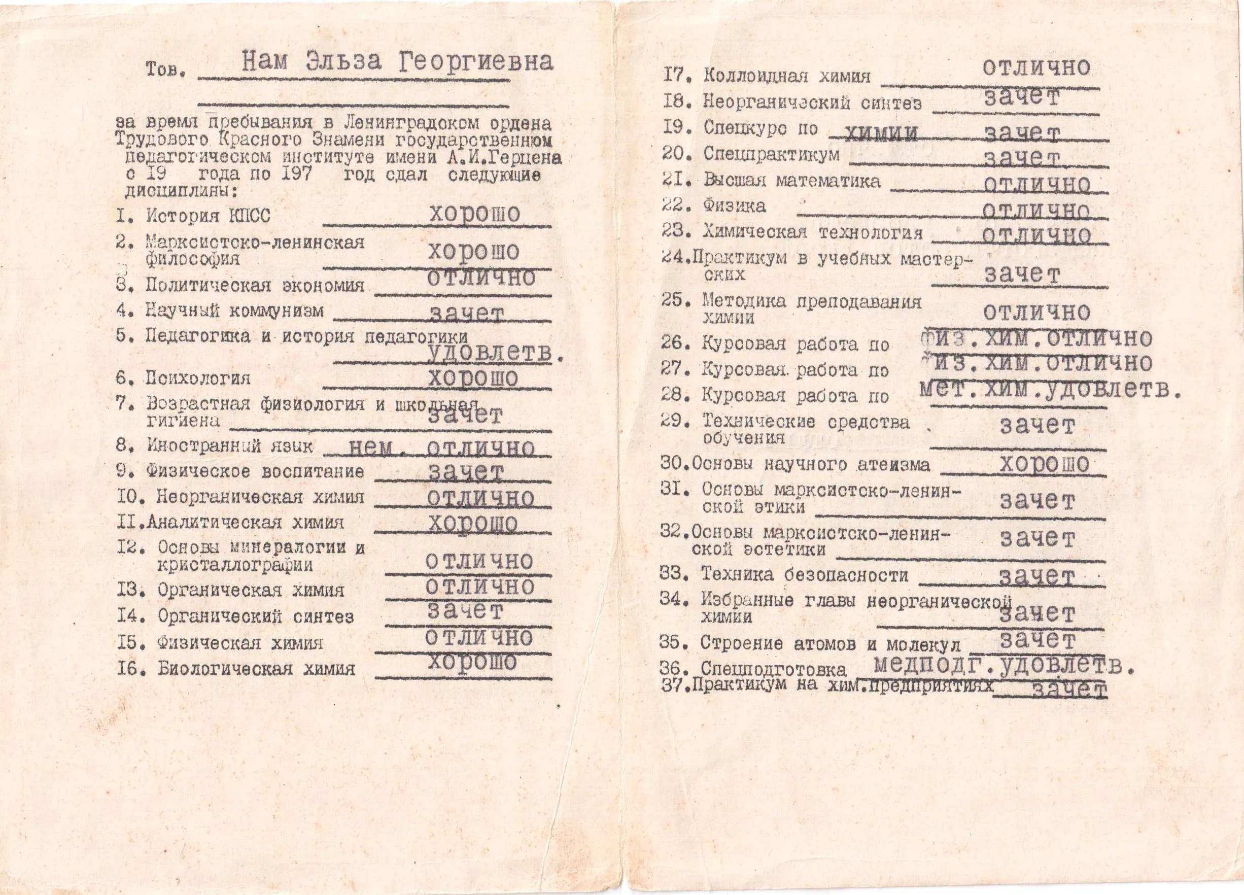 Приложение к диплому
