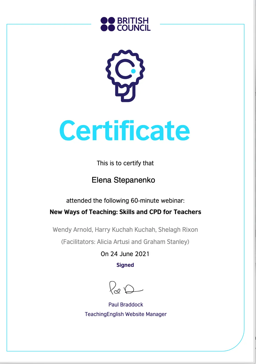 Webinar "New ways of teaching skills"
