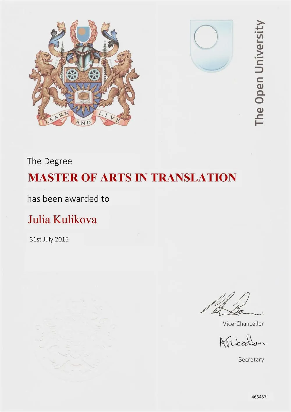 The Open University 