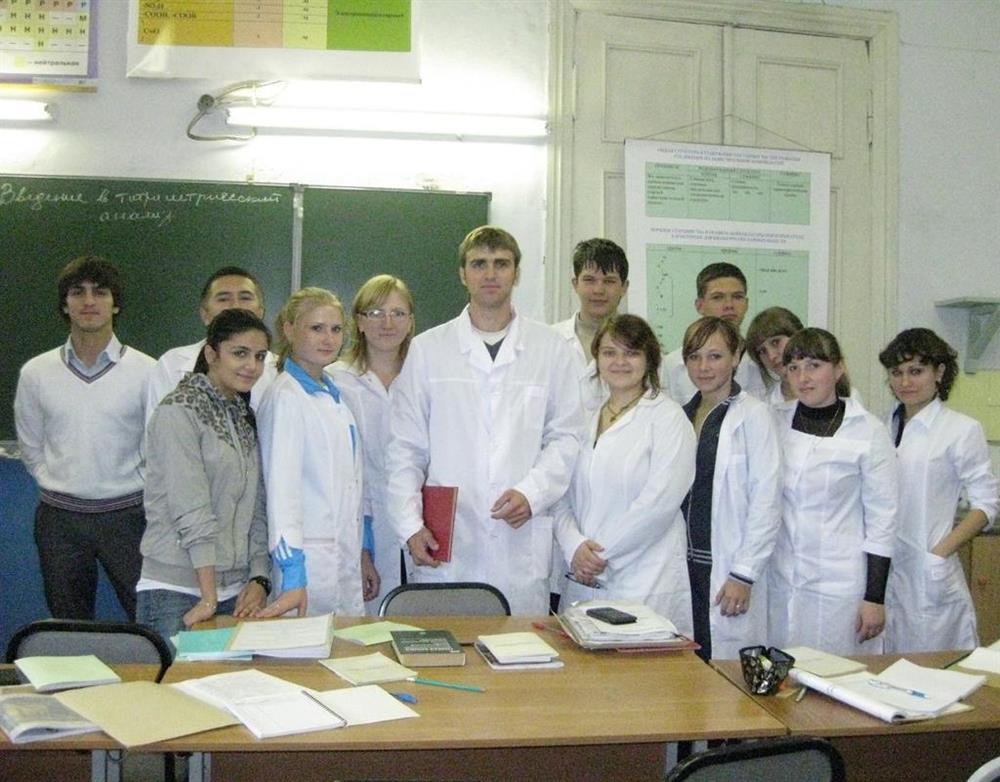 Занятие в медицинском университете