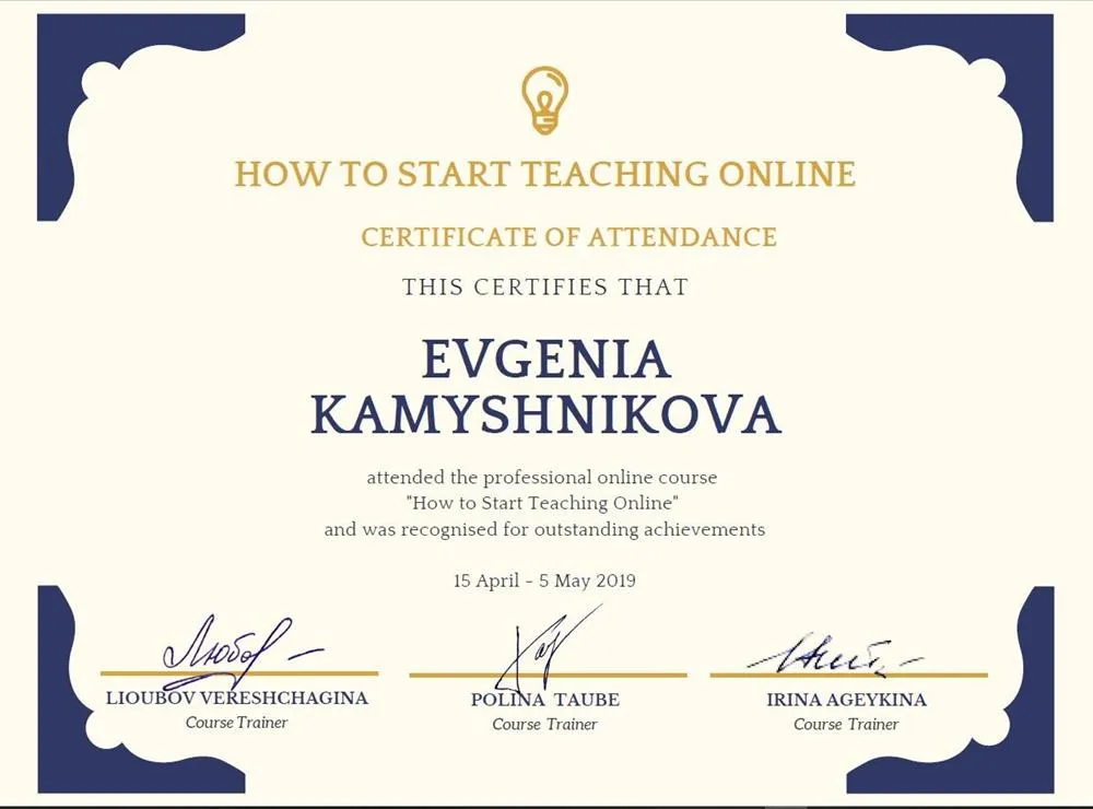 Teaching Online Course