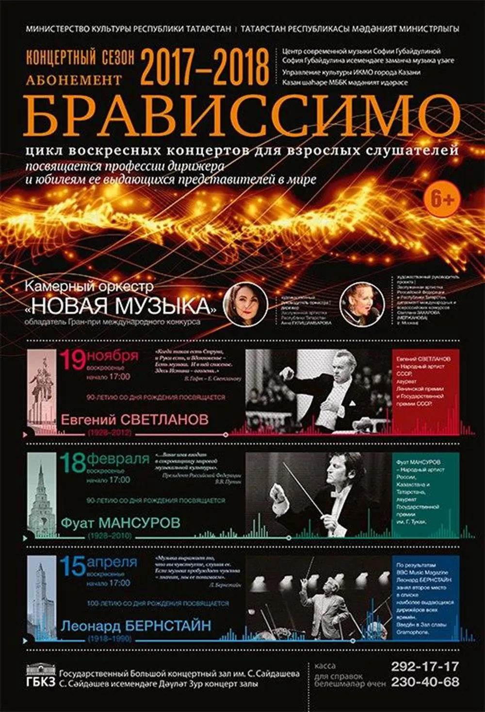 Афиша концерта с оркестром в Казани
