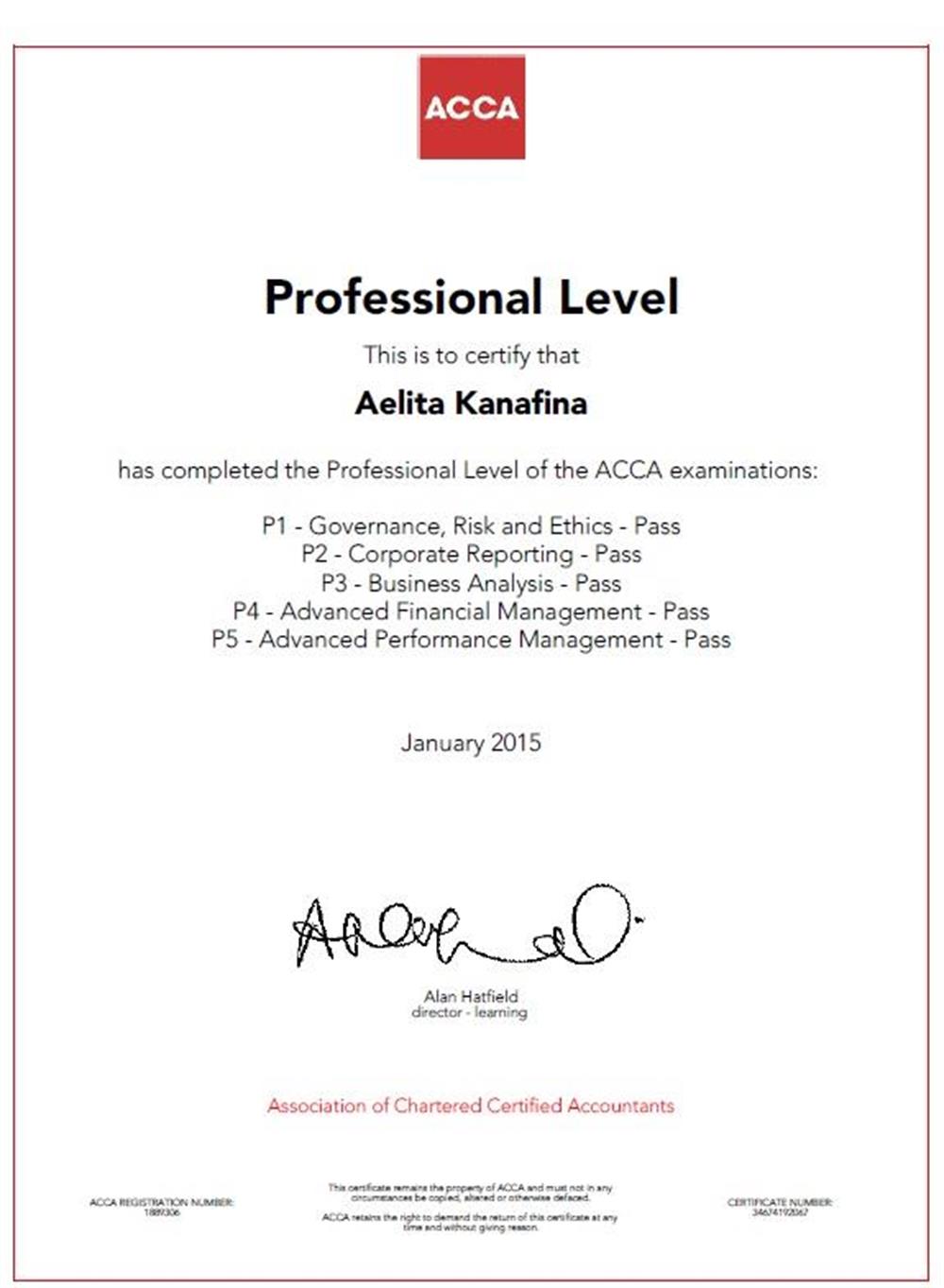 ACCA (международная финансовая квалификация, образование на английском языке)