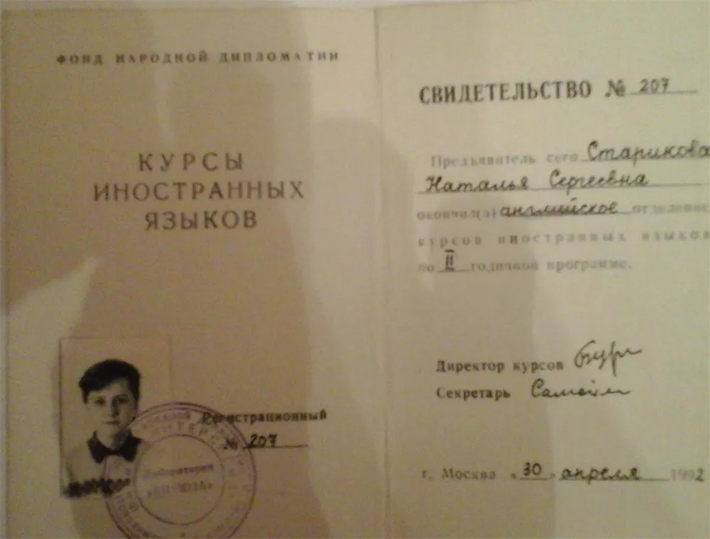 Свидетельство