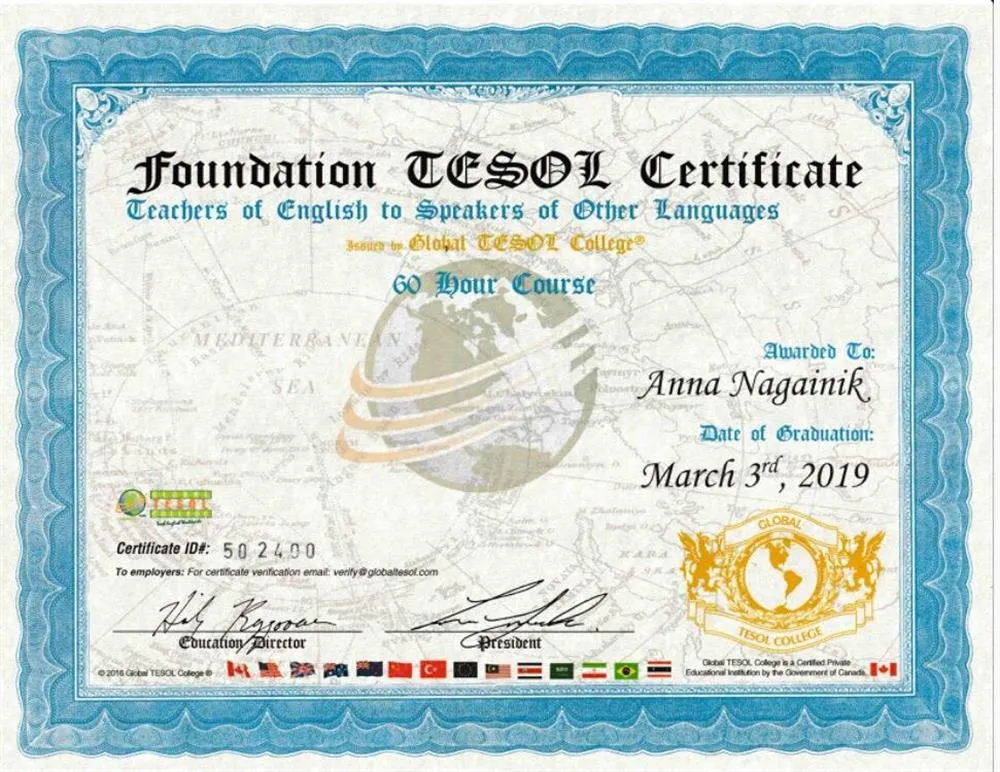 TESOL Certificate Canada