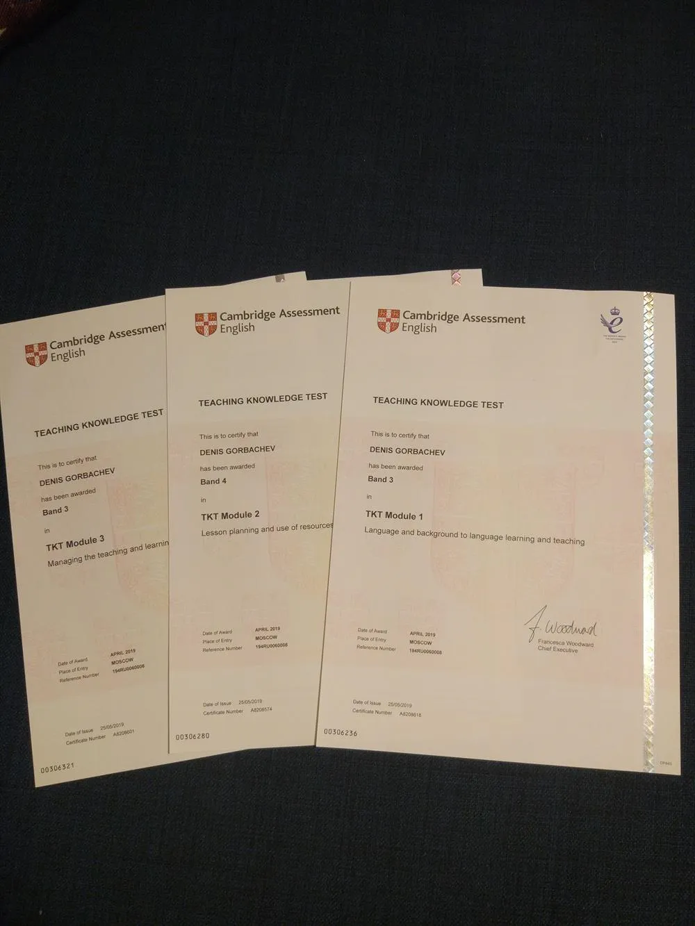TKT 3 modules (Cambridge Assessment)