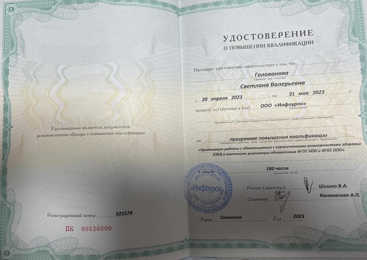 Курсы повышения квалификации 