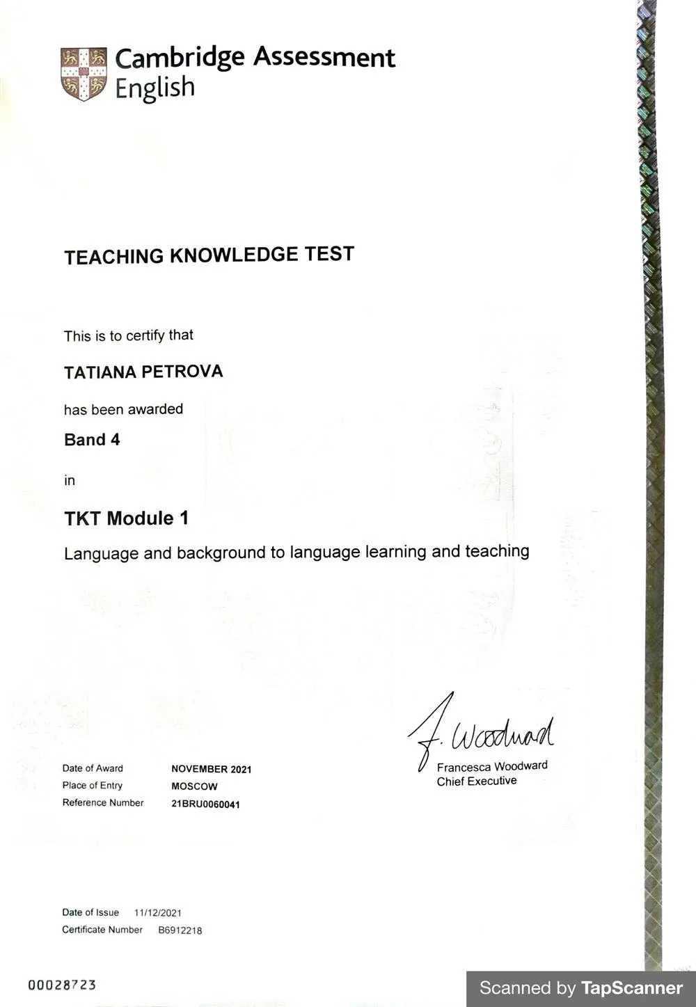 TKT MODULE 1
