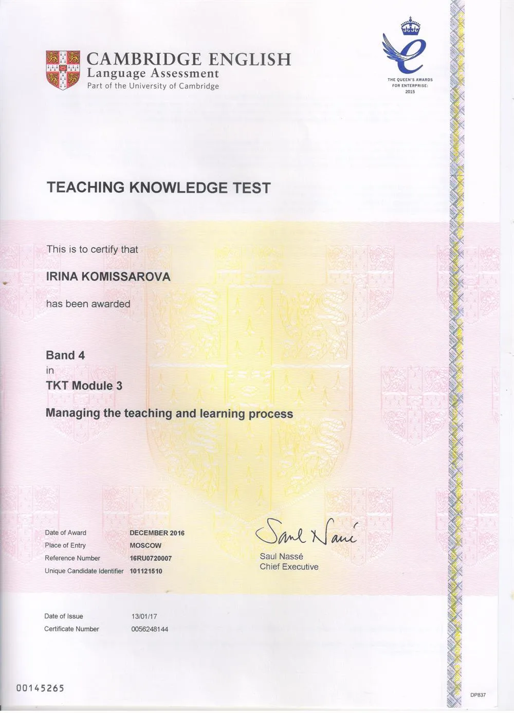 Cambridge TKT (Teaching Knowledge Test) Module 3