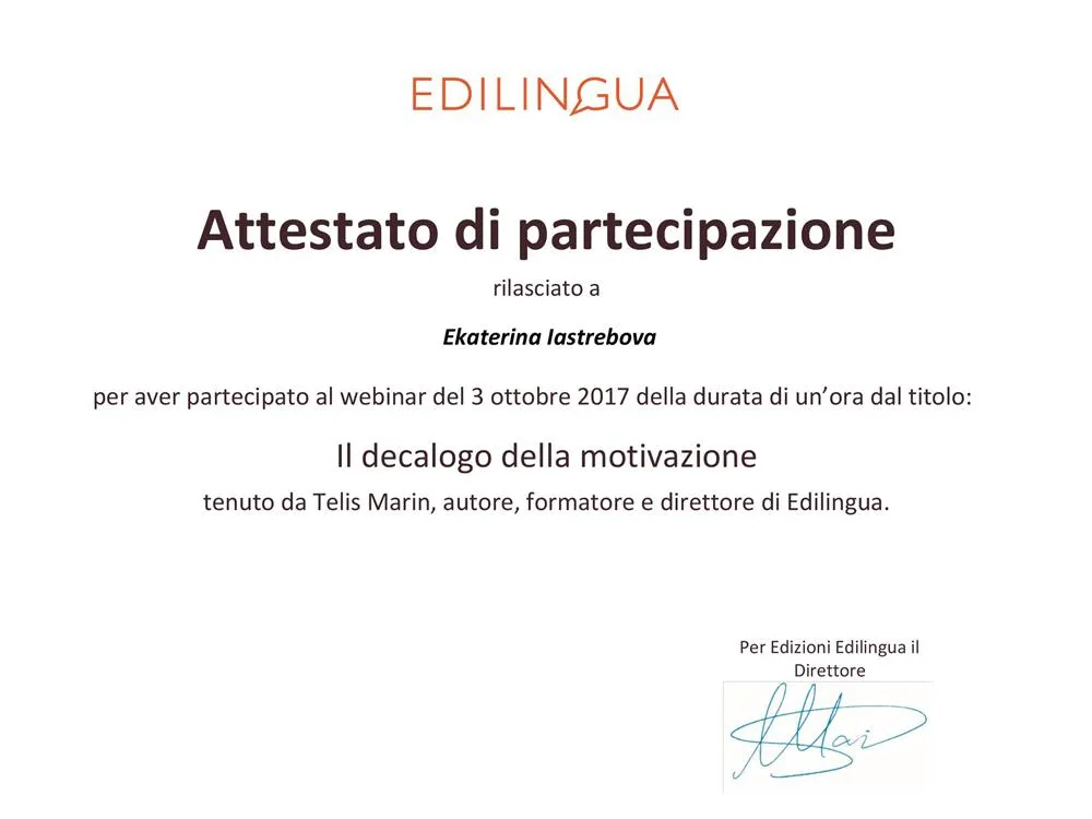 Il decalogo della motivazione