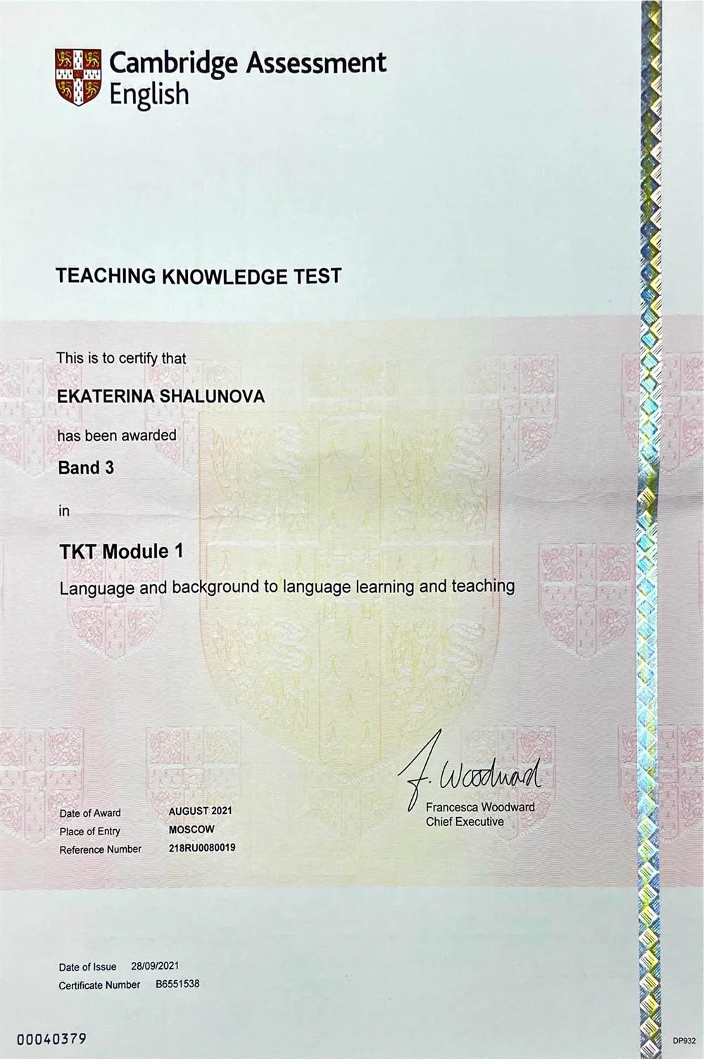 TKT module 1
