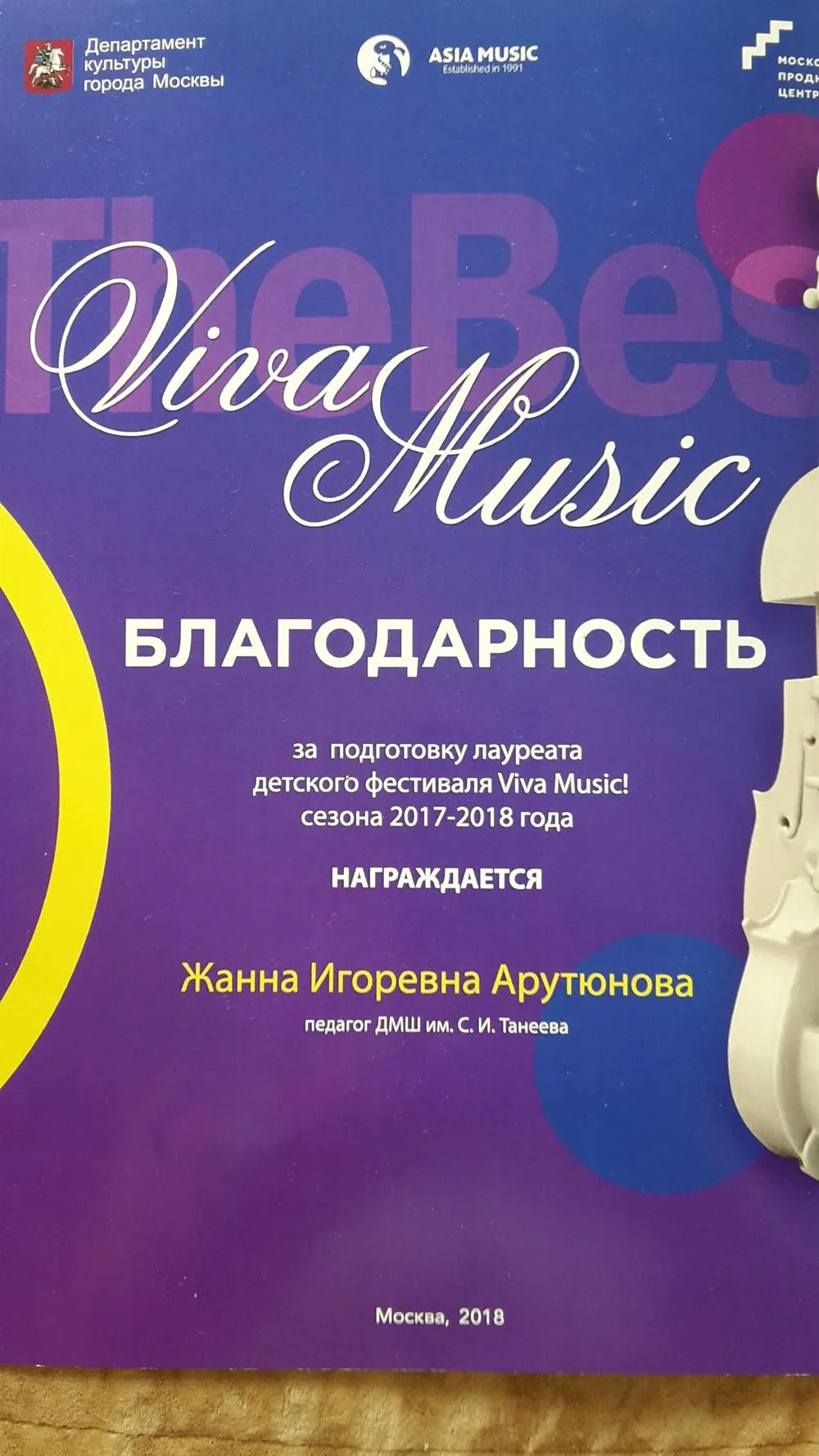 Благодарность