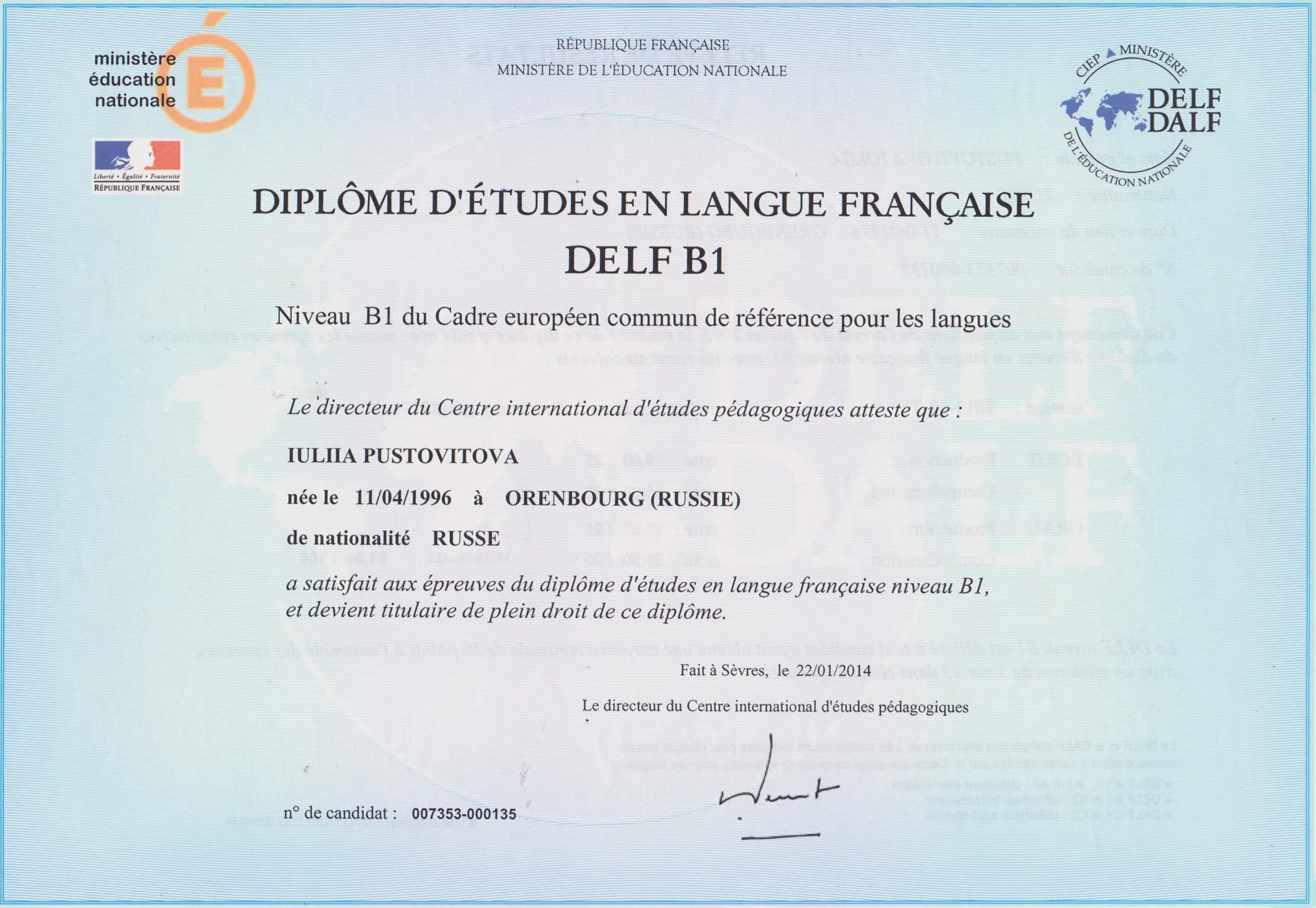 DELF B1