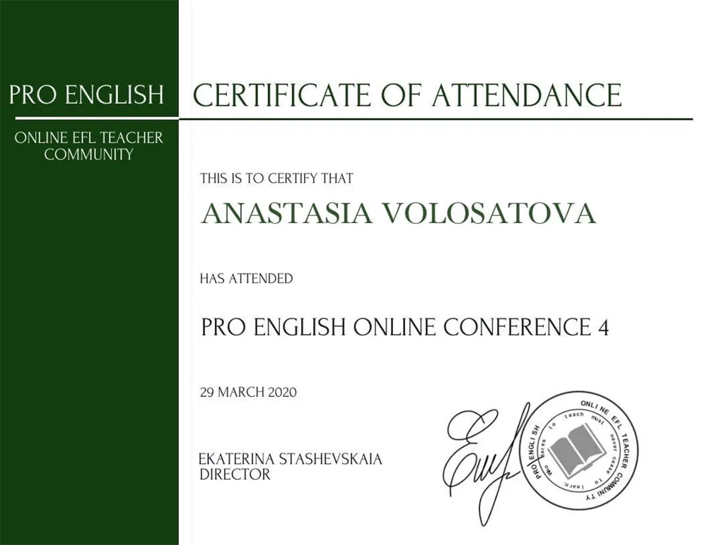 Pro English online 