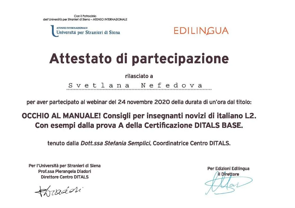OCCHIO AL MANUALE! Consigli per insegnanti novizi di italiano L2. Con esempi dalla prova A della Certificazione DITALS BASE