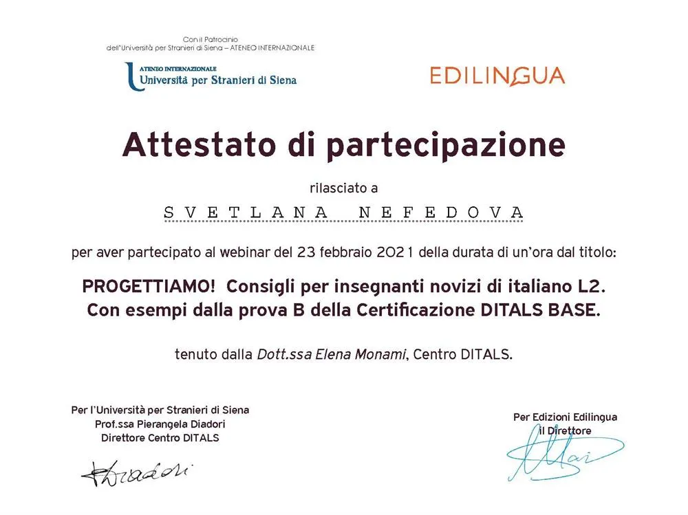 PROGETTIAMO! Consigli per insegnanti novizi di italiano L2. Con esempi dalla prova B della Certificazione DITALS BASE