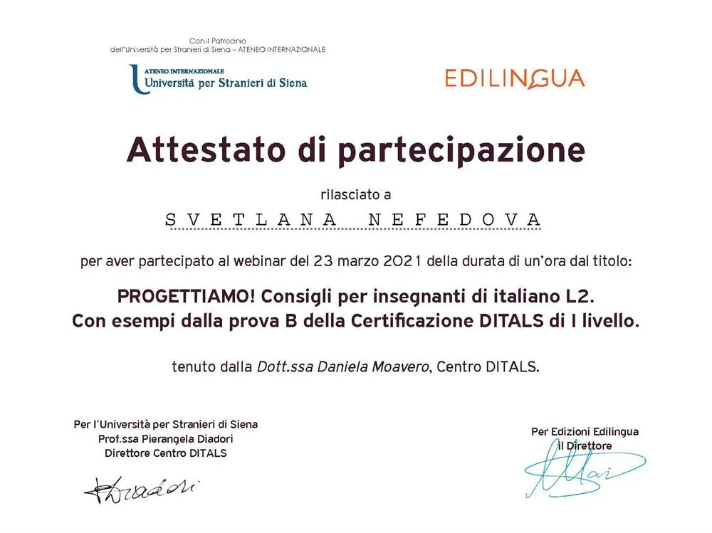PROGETTIAMO! Consigli per insegnanti di italiano L2. Con esempi dalla prova B della Certificazione DITALS di I livello