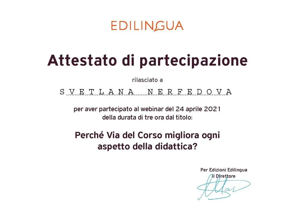 "Perche Via del Corso migliora ogni aspetto della didattica?"
