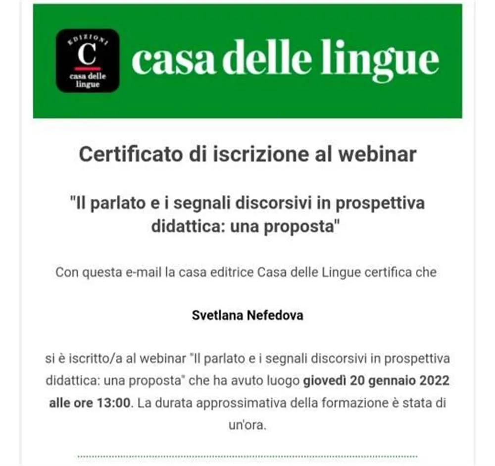 "Il parlato e i segnali discorsivi in prospettiva didattica: una proposta" 