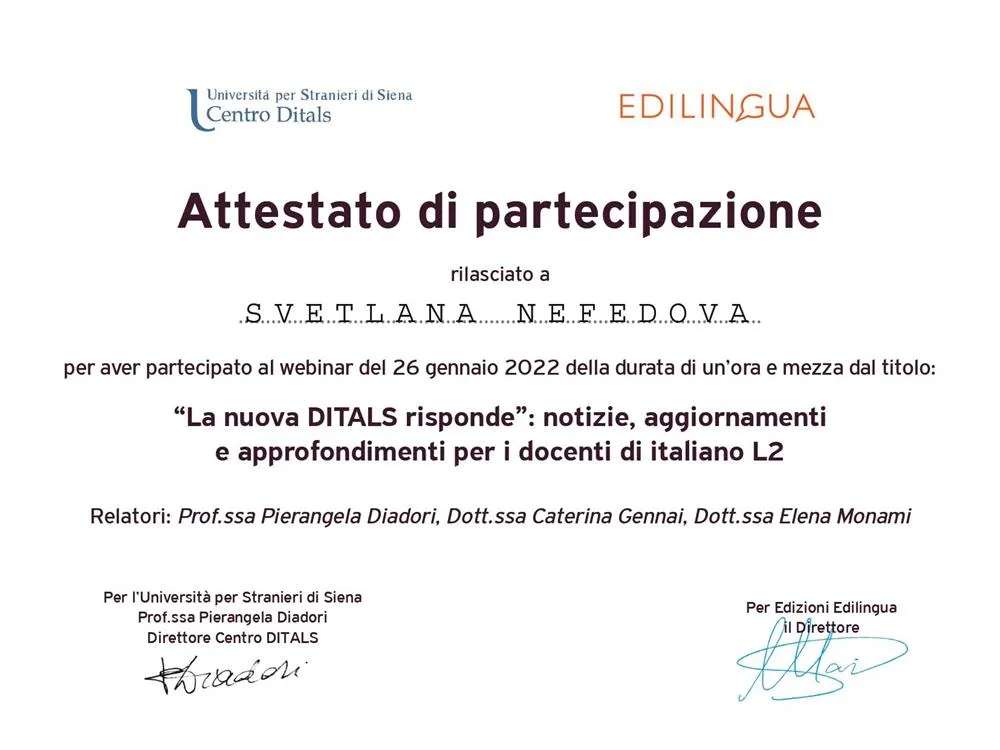 "La nuova DITALS risponde": notizie, aggiornamenti e approfondimenti per i docenti di italiano L2".