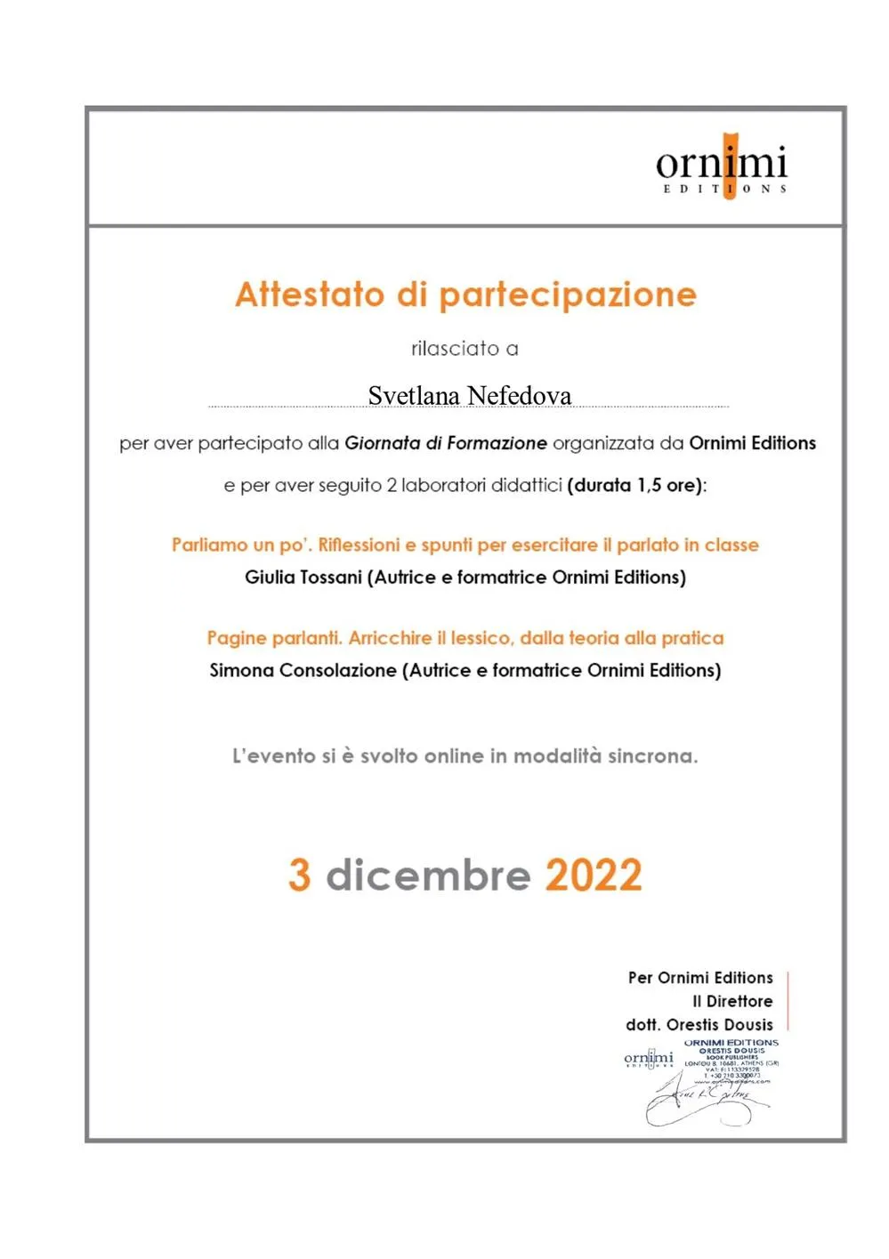 Webinar “Parliamo un po’. Riflessioni e spunti per esercitare il parlato in classe”, “Pagine parlanti. Arricchire il lessico, dalla teoria alla pratica”
