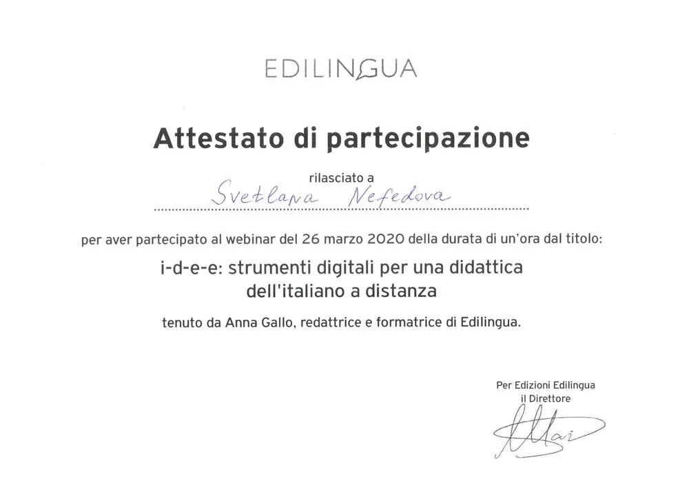 Webinar i-d-e-e: strumenti digitali per una didattica dell’italiano a distanza