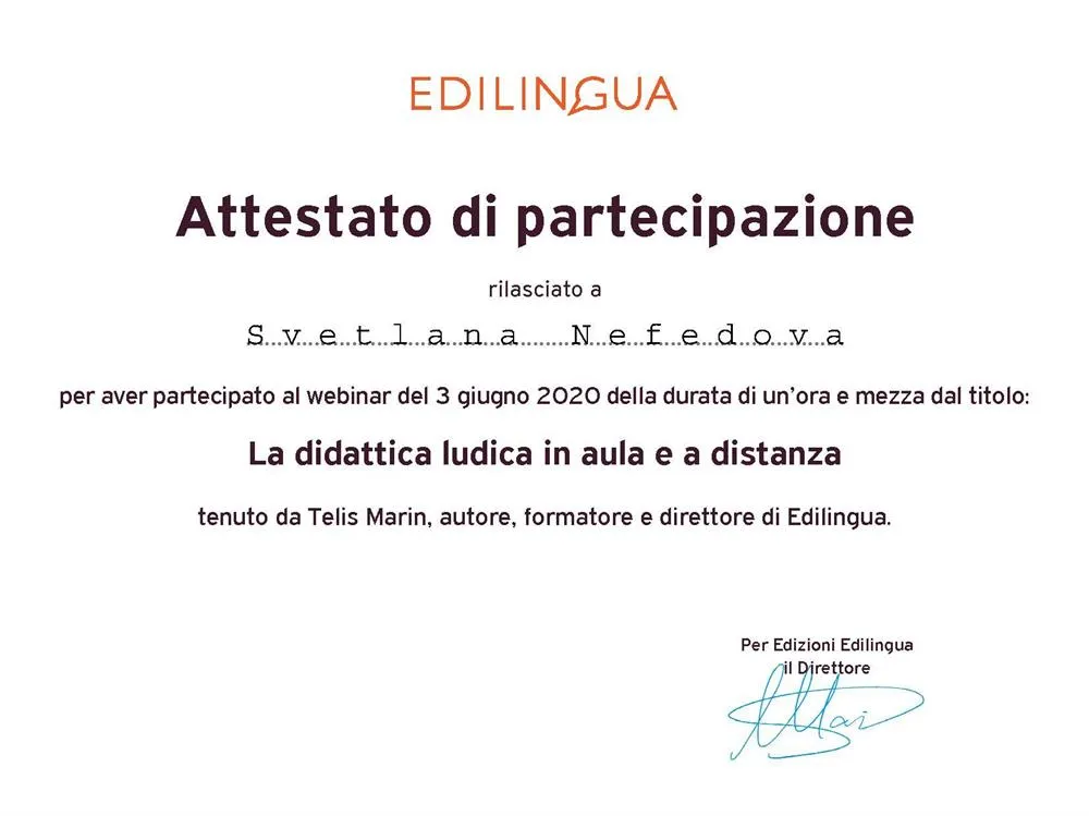 Webinar La didattica ludica in aula e a distanza
