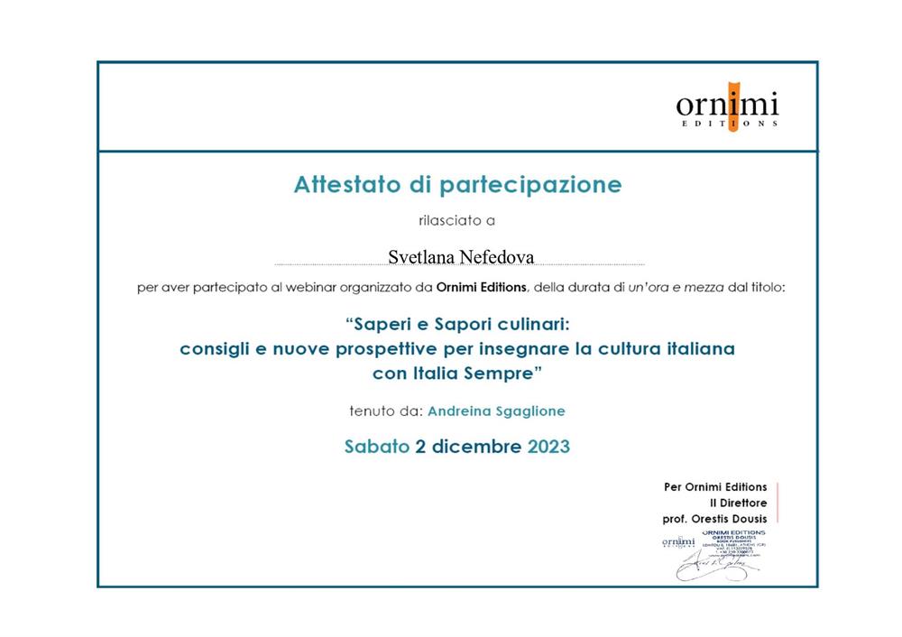 Saperi e Sapori culinari: consigli e nuove prospettive per insegnare la cultura italiana con Italia Sempre