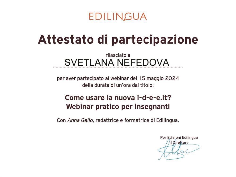 " Come usare la nuova i-d-e-e.it? - Webinar pratico per insegnanti".
