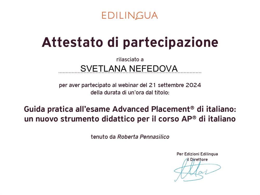  "Guida pratica all'esame Advanced Placement(R) di italiano: un nuovo strumento didattico per il corso AP(R) di italiano"